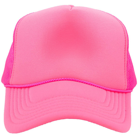 Foam Truck Hat Hot Pink