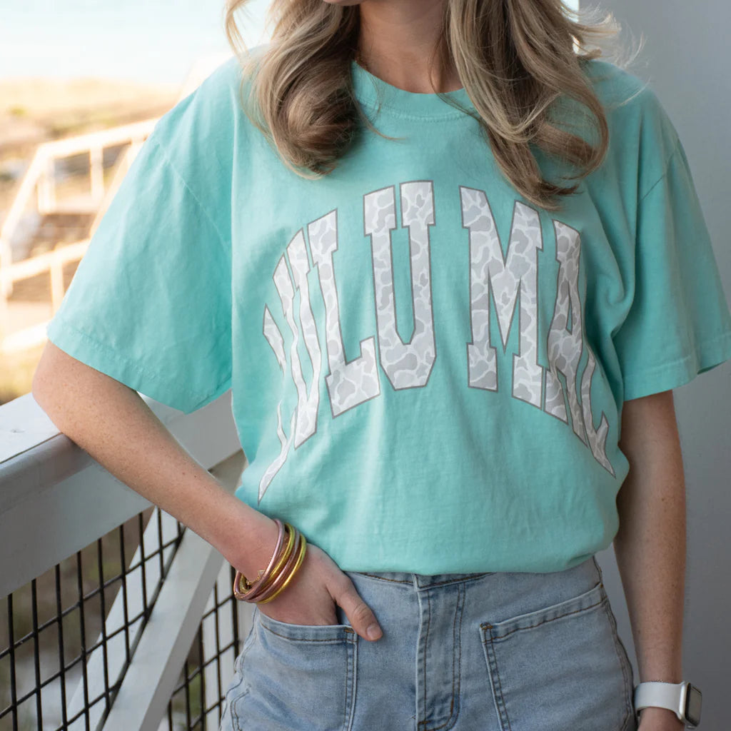 Lulu Mac T-Shirt Mint Light Camo