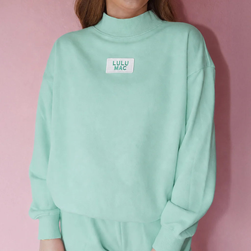 Lulu Mac Longsleeve Terry Cloth Seafoam