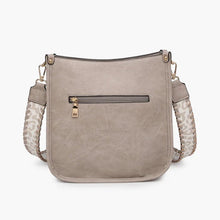 Load image into Gallery viewer, Posie Crossbody w/ Guitar Strap- Cheetah Lt. Grey