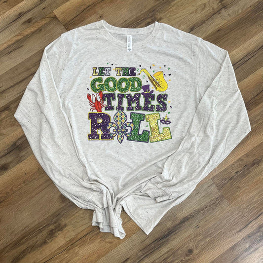 Let the Good Times Roll Mardi Gras Shirt
