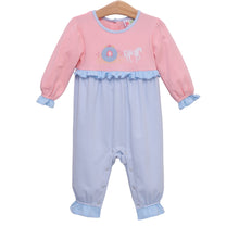 Load image into Gallery viewer, Princess Carriage Embroidery Romper