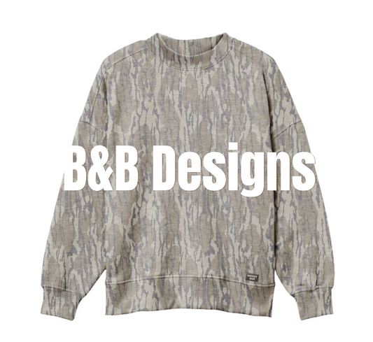 PRE-ORDER Mossy Oak Mockneck Sweatshirt