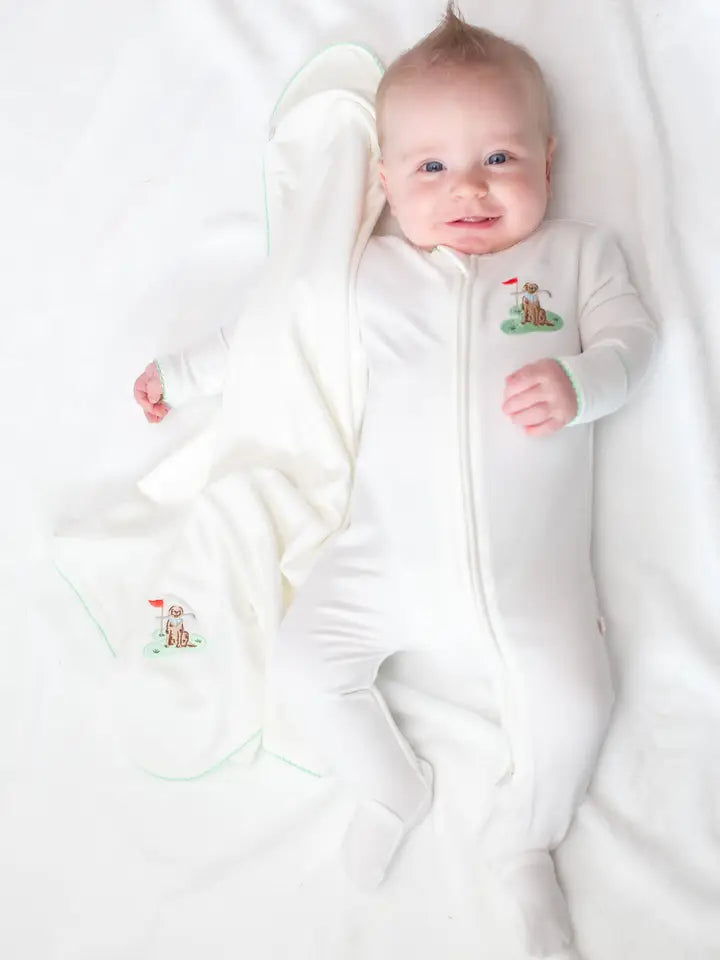 Golf Dog- Zip Romper