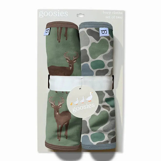 Deer- Burp Cloth Set