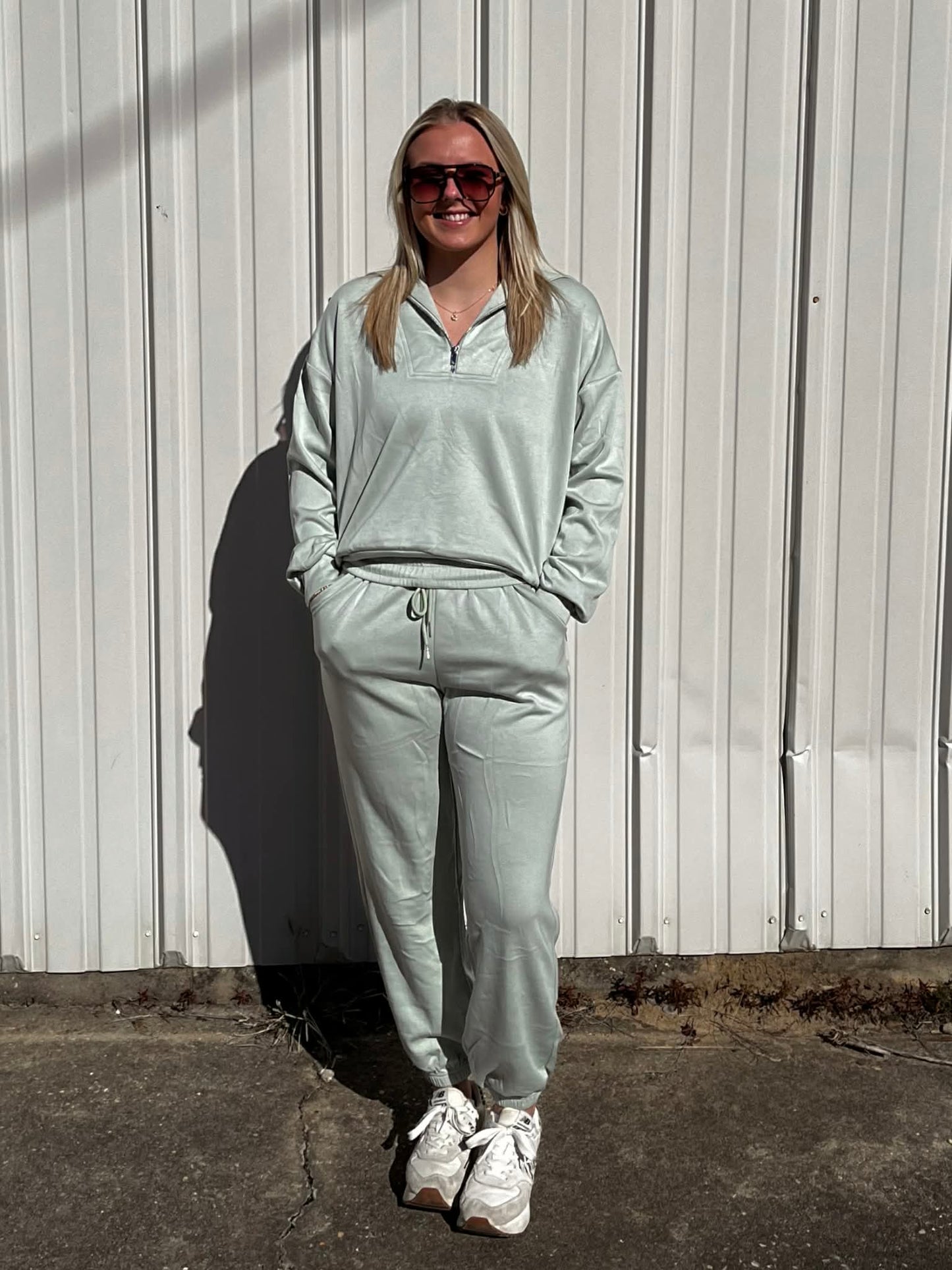 Scuba Pants Set Seafoam