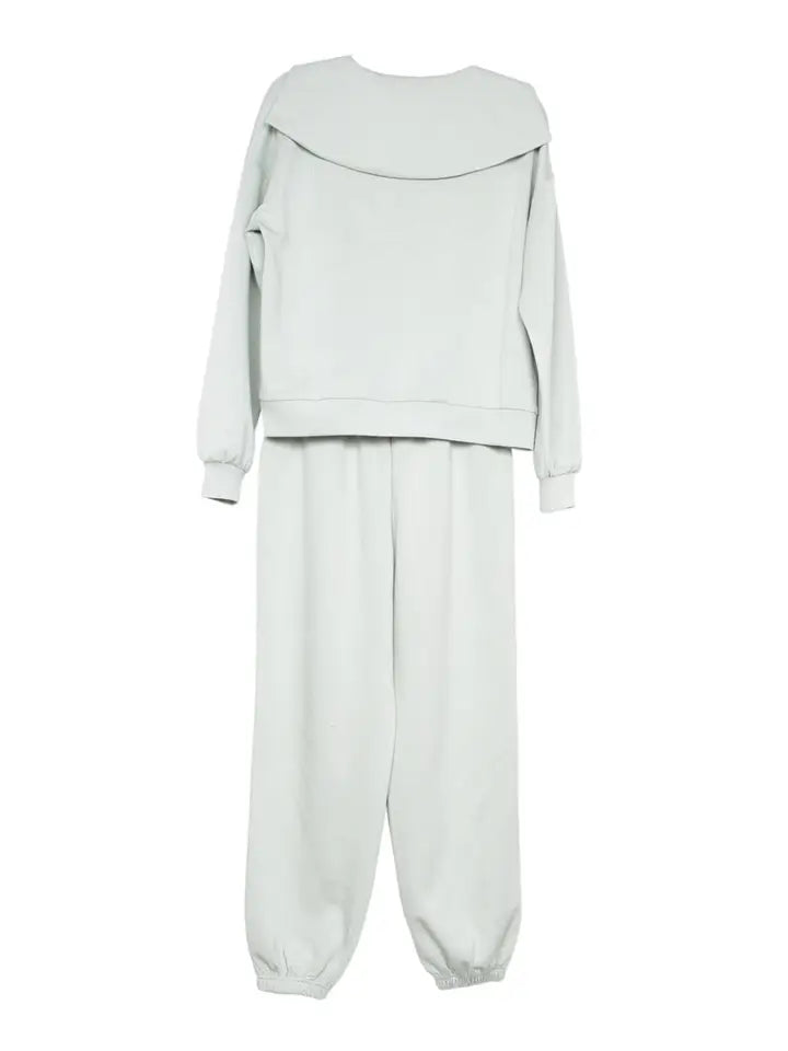 Scuba Pants Set Seafoam