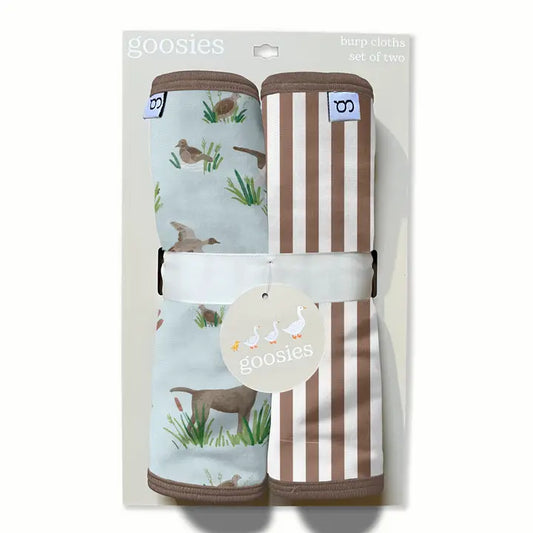 Delta Bird Hunting Dogs- Burp Cloth Set
