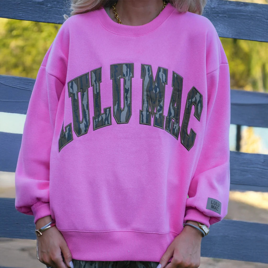 Lulu Mac Sweatshirt Bubblegum Bottomland