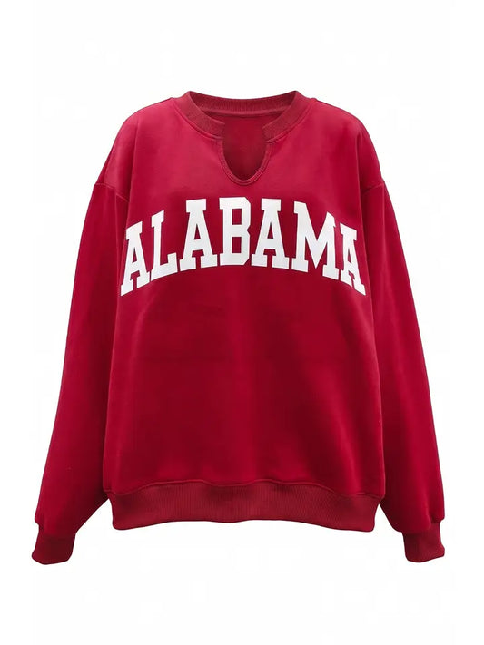 Alabama/AL Reversible Crimson Pullover
