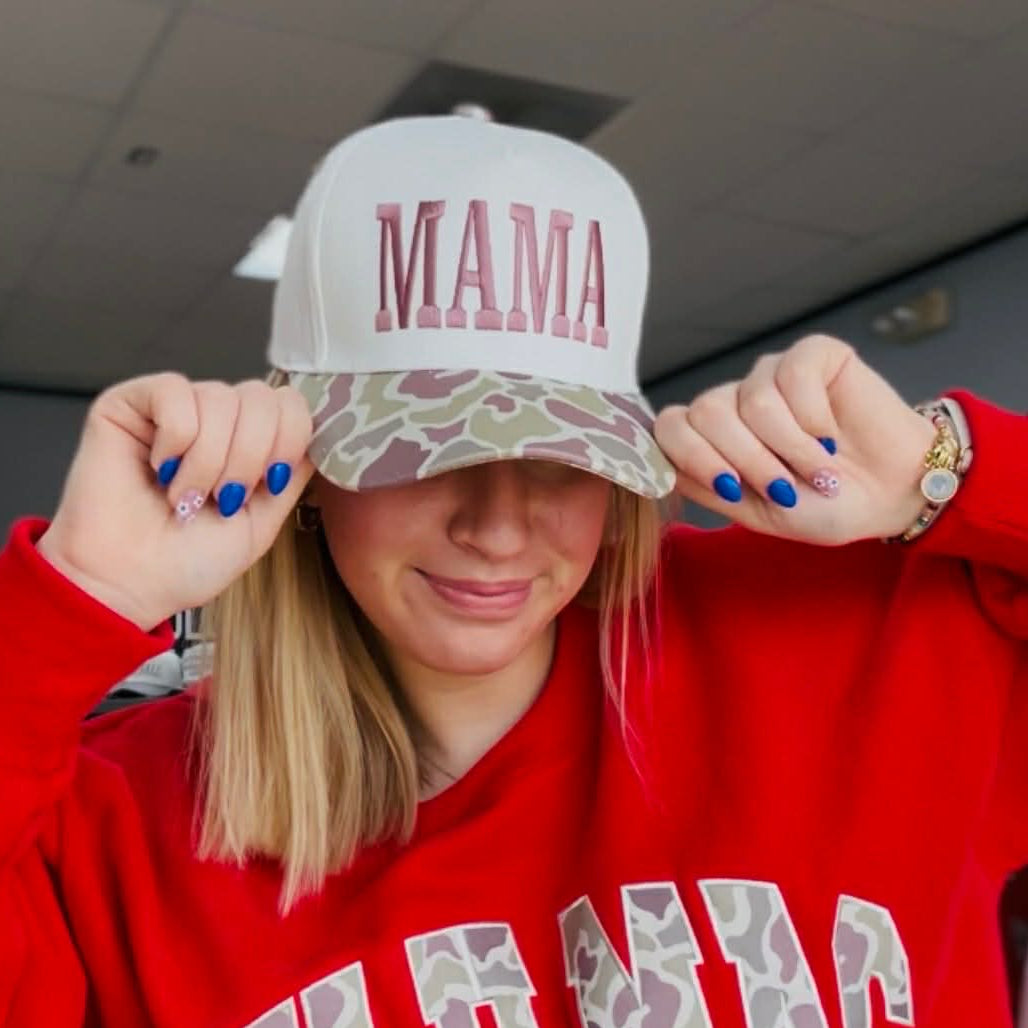 Lulu Mac Camo Hat Mama Rose