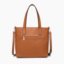 Load image into Gallery viewer, Cassandra Double Pocket Tote- Mauve