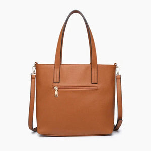 Cassandra Double Pocket Tote- Light Sage