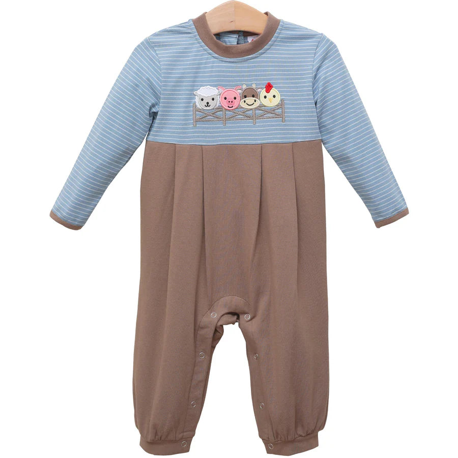 Farm Friends Long Romper