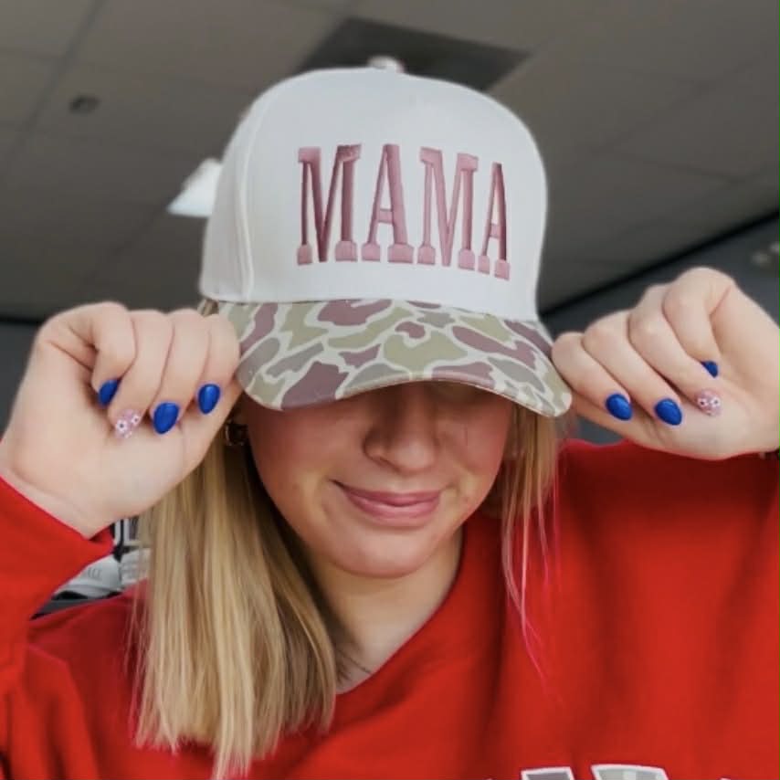 Lulu Mac Camo Hat Mama Rose