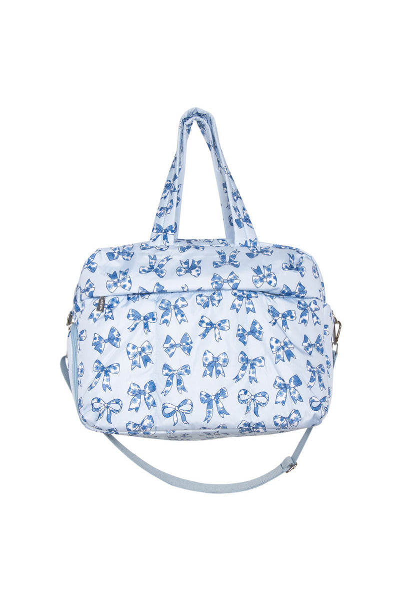 Duffel Weekender Blue Bows