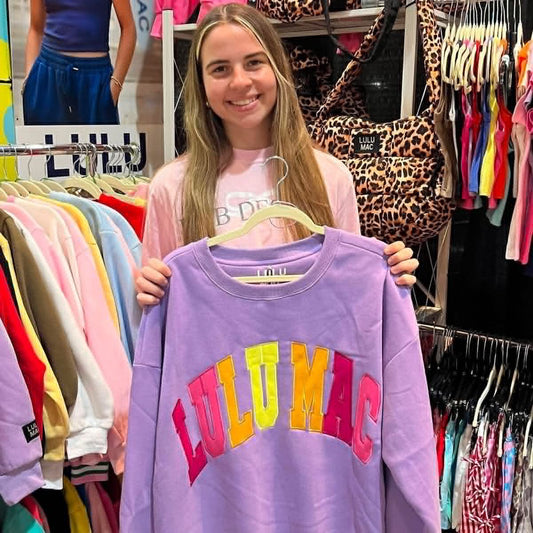 Lulu Mac Sweatshirt Purple Multicolor