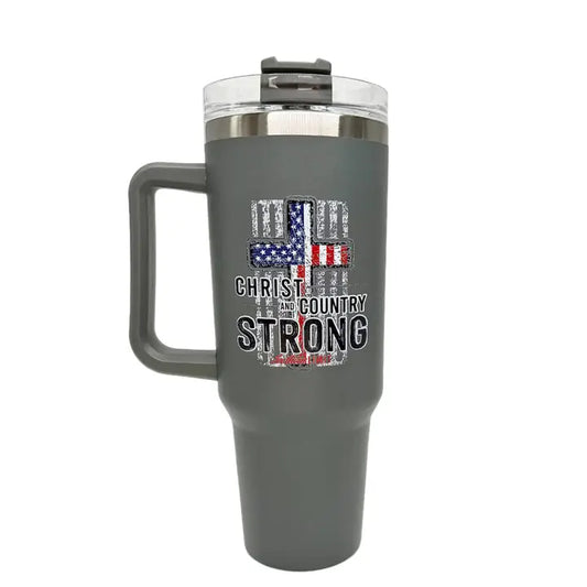 Tumbler 40oz Christ Strong
