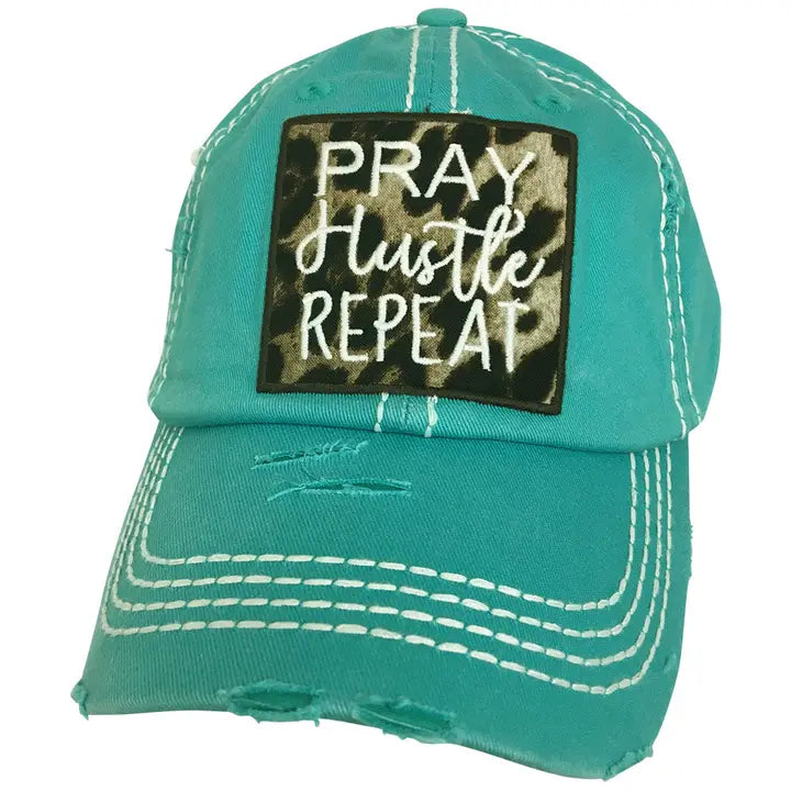 Pray Hustle Repeat Hat