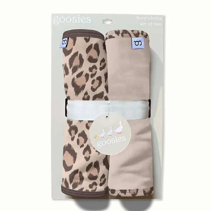 Leopard- Burp Cloth Set