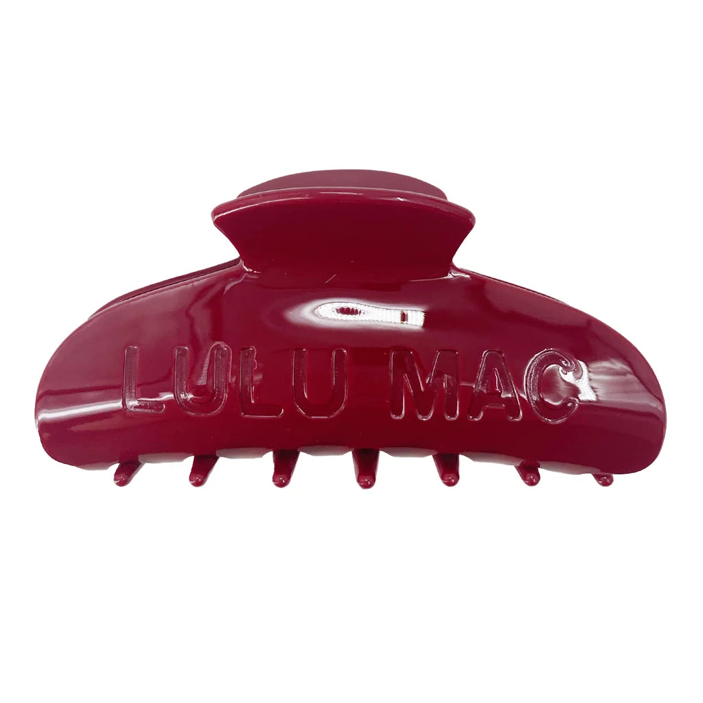 Lulu Mac Hair Clip Crimson