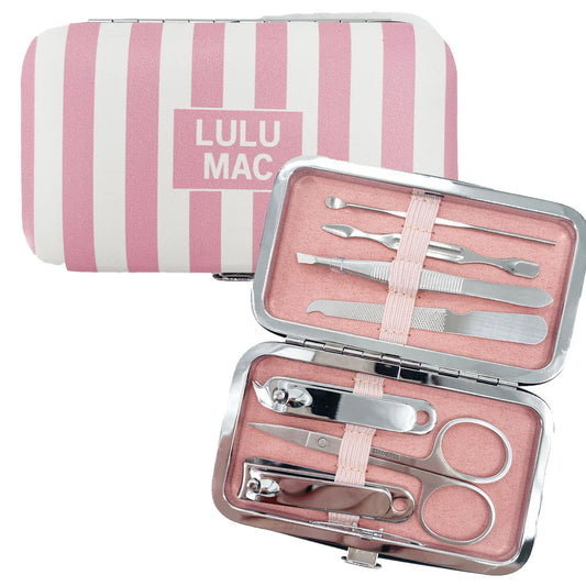 Lulu Mac Manicure Set Darby Pink
