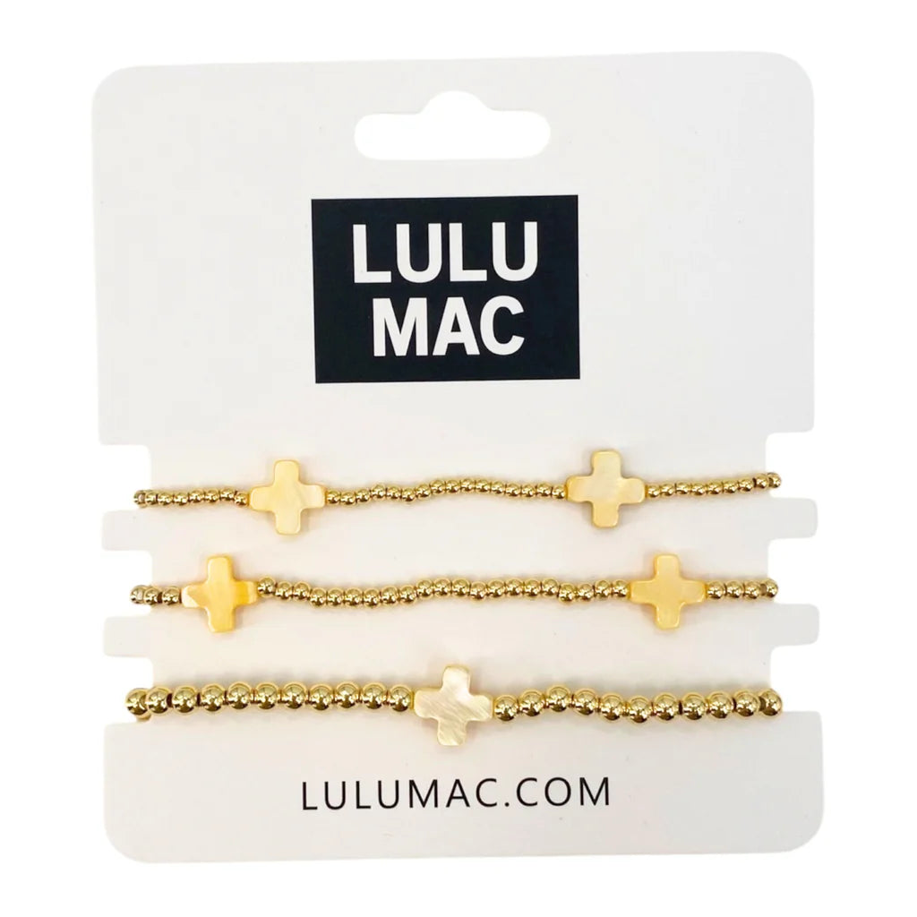 Lulu Mac Cross Stack Yellow