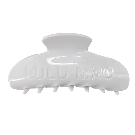 Lulu Mac Hair Clip White