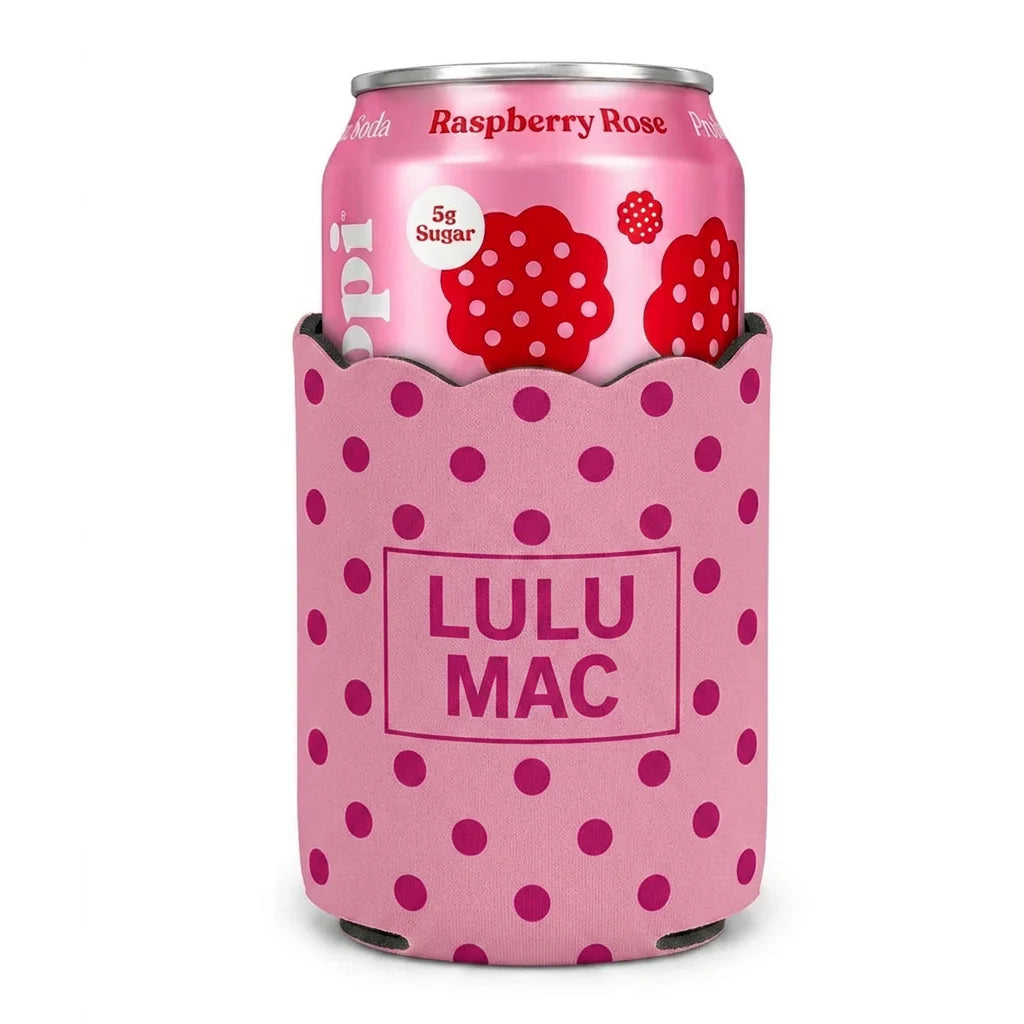 Lulu Mac Pink Koozie Hot Pink