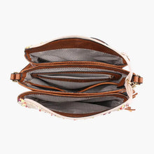 Load image into Gallery viewer, Sabrina 2 Tone Crossbody- Black/Natural