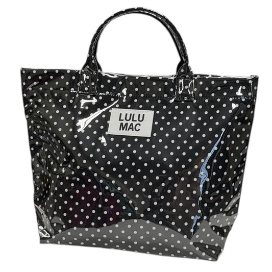 Lulu Mac Tote Black White Dots