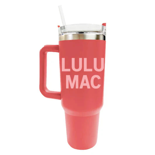 Lulu Mac Tumbler 40oz Coral