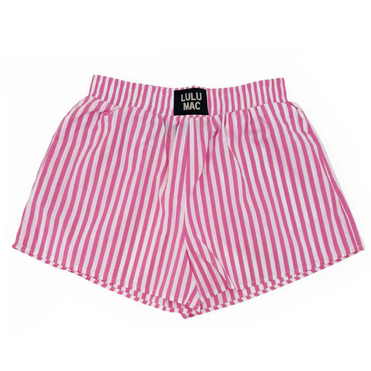 Lulu Mac Shorts Pink Striped