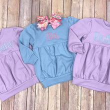 Load image into Gallery viewer, Girl&#39;s Bubble Sweatshirt with Empire Waist