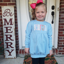Load image into Gallery viewer, Girl&#39;s Bubble Sweatshirt with Empire Waist