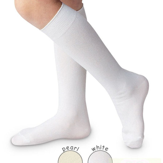 Jefferies Classic Nylon Knee High Socks - White