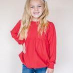 Girl's Bubble Sweatshirt with Empire Waist