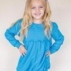Load image into Gallery viewer, Girl&#39;s Bubble Sweatshirt with Empire Waist