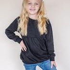 Load image into Gallery viewer, Girl&#39;s Bubble Sweatshirt with Empire Waist