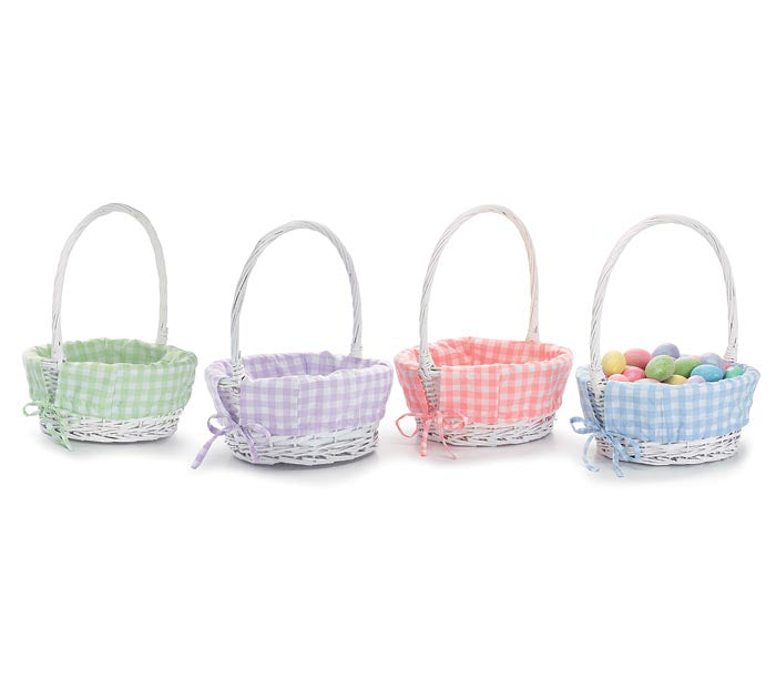 Easter Wicker Basket with Lining