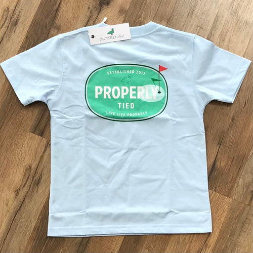 Properly Tied Short Sleeve - The Links Periwinkle