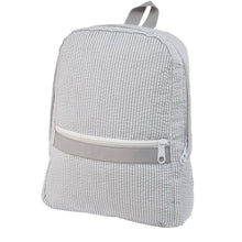 Load image into Gallery viewer, Oh Mint! Small Seersucker Backpack