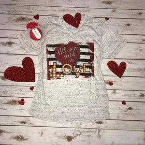 All You Need Is Love Marquee Short Sleeve T-Shirt