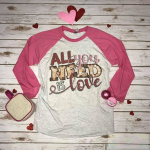 All You Need Is Love Ringer T-Shirt