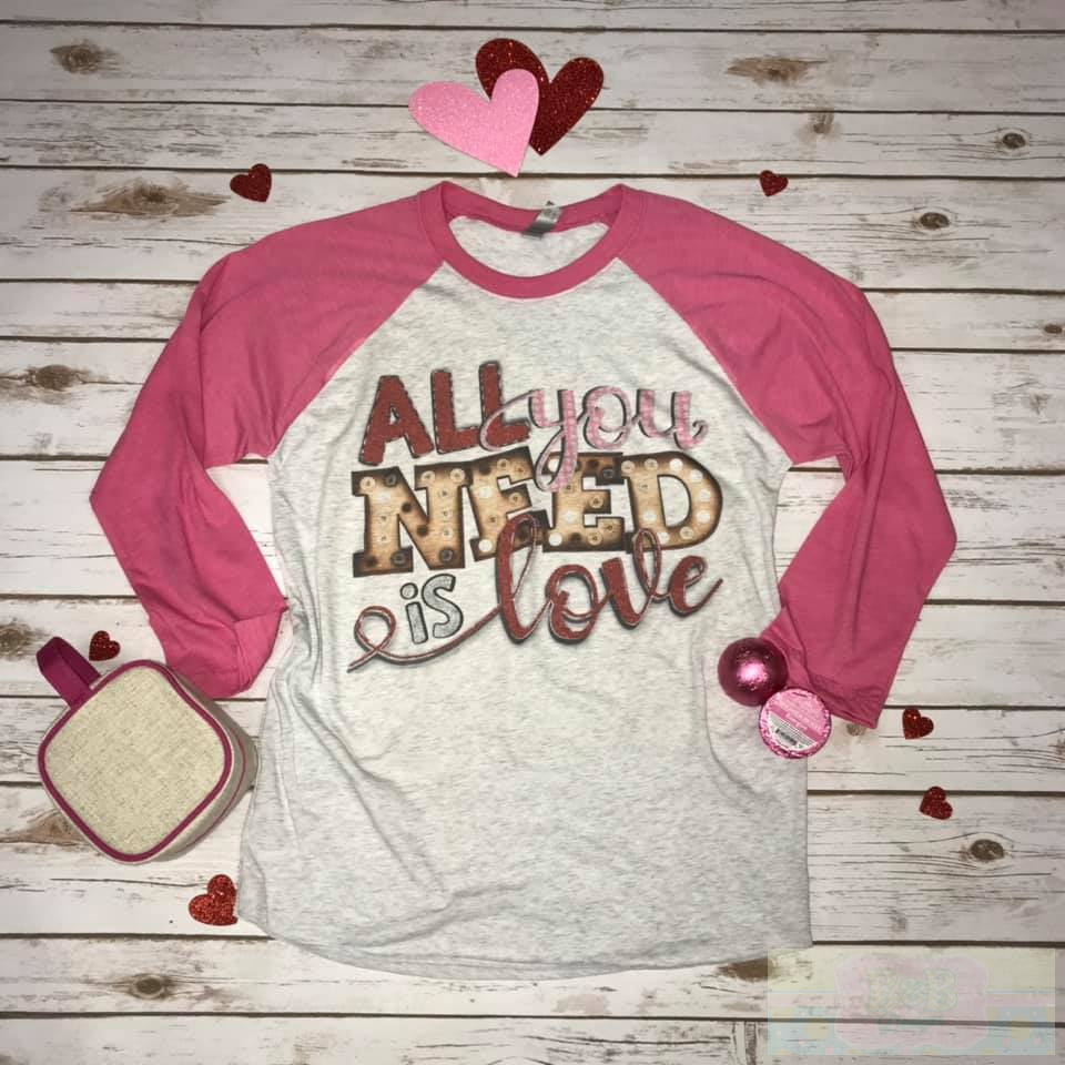 All You Need Is Love Ringer T-Shirt