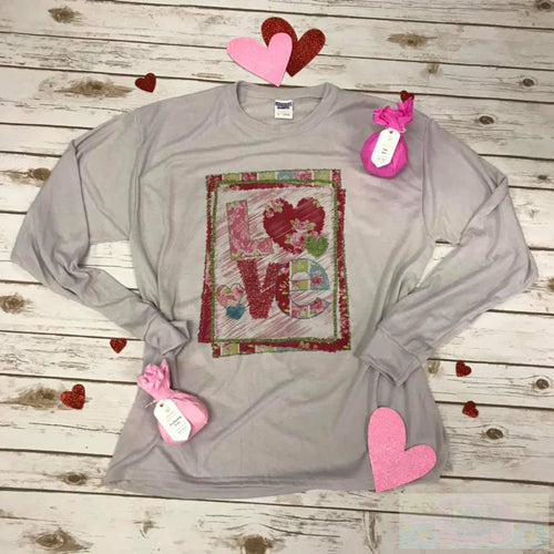 LOVE Long Sleeve Valentine's Day T-Shirt