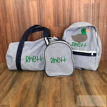 Load image into Gallery viewer, Oh Mint! Small Seersucker Backpack