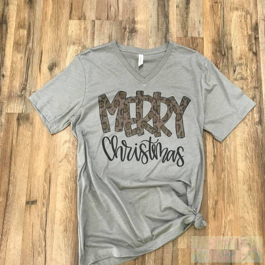 Cheetah Merry Christmas Christmas Short Sleeve T-Shirt