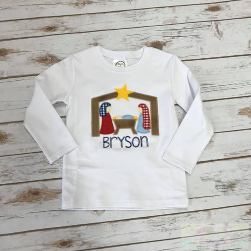 Nativity Long Sleeve Toddler Shirt