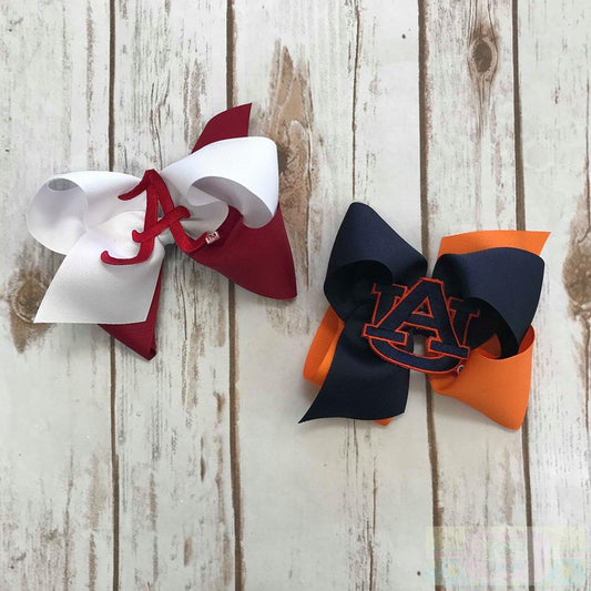 Collegiate Hairbow Clip